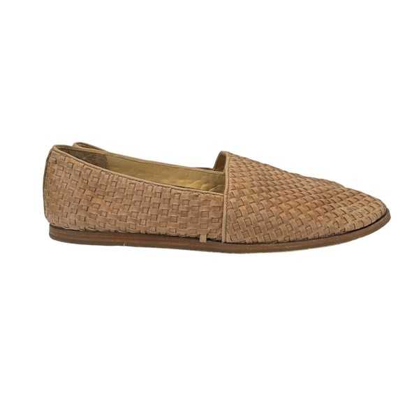 Nisolo Men’s Almond Toe Alejandro Woven Slip on Leather Shoes Brown Size 11 - Picture 7 of 12